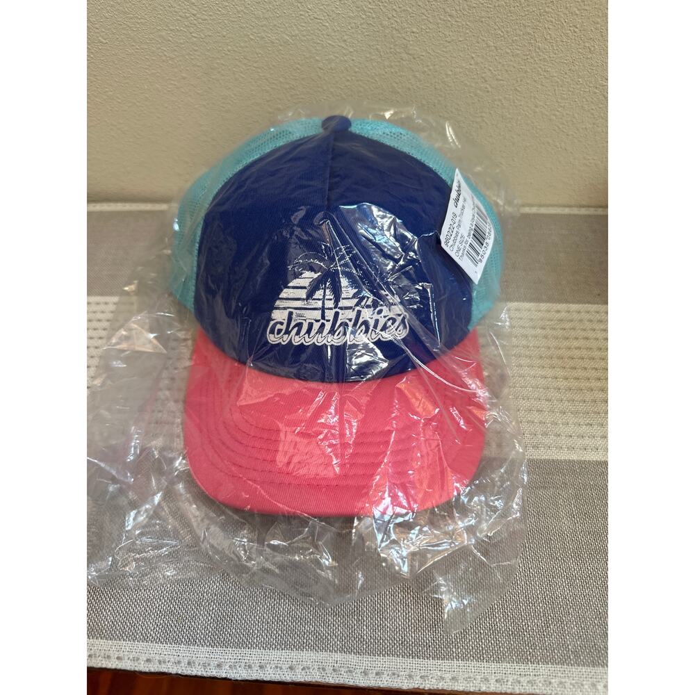 Chubbies The Palm Trucker Hat New!  Hot summer Colors